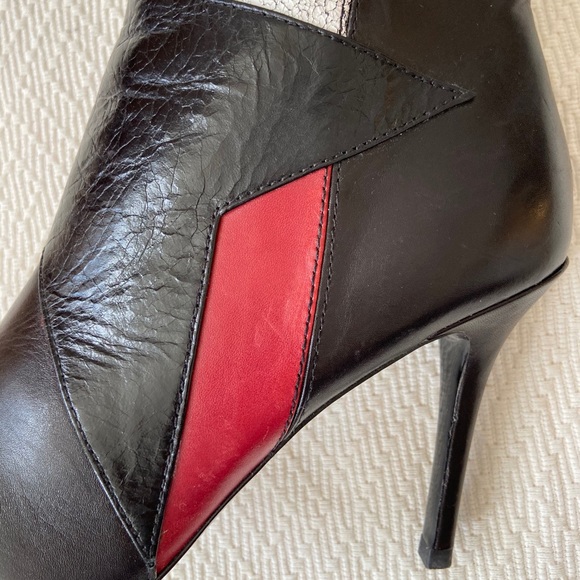 DIESEL Black Star Patch Leather Boots - Picture 3 of 9